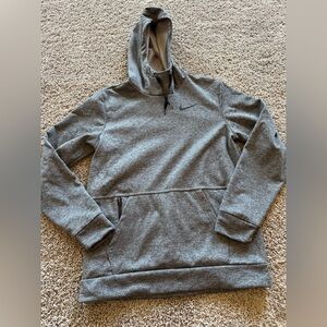 Nike Men's Heather Gray Pullover Hoodie